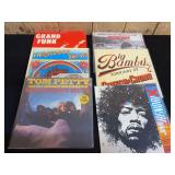 Lot of 6 Classic Rock and Comedy Vinyl LP Records including Tom Petty, Jimi Hendrix, Grateful Dead