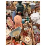 Assorted Decorative Collectibles, Ceramics, Figural Hagen-Renaker Items, and Holiday Candles