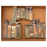Assorted Rapala Fishing Lures in Original Packaging Lot of 12