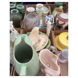 Mixed Collection of Decorative Ceramics, Glassware, and Collectibles