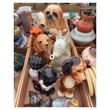 Assorted Ceramic Animal Figurines and Planters Collection