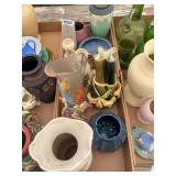 Assorted Art Pottery and Glass Vases, Pitchers, and Decorative Items Lot