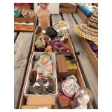 Assorted Mixed Lot of Collectibles, Jewelry, Crafts, and Small Objects