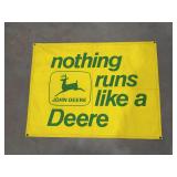 John Deere Nothing Runs Like A Deere Banner