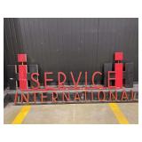 (4) IH International Service Wood Signs