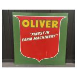 Oliver Finest in Farm Machinery SST Sign