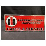 International Harvester Parts & Service Lighted Sign