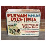 Putnam Fadeless Dyes-Tints Store Display