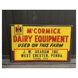IH McCormick Dairy Equipment SST Sign