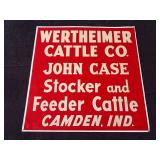 Wertheimer Cattle Co. Stocker and Feeder Cattle SST Sign
