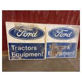 (2) Ford Tractors Equipment SST Sign in Frame