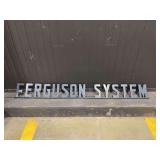 Ferguson System Wood Sign