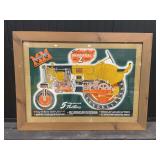 MM Z Tractor Poster Framed