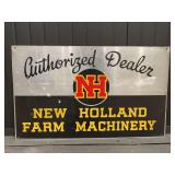 New Holland Authorized Dealer SS Aluminum Sign