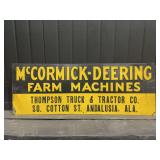 McCormick-Deering Farm Machines SST Sign