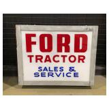 Ford Tractor Sales & Service Double Sided Sign