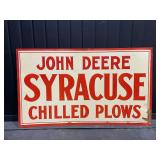 John Deere Syracuse Chilled Plow SST Sign