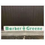 Barber Greene SSP Sign