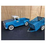 Pickup + Stake Trailer Tonka