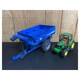 (2) 1/32 John Deere 6420 + J&M 875 Grain Cart Ertl