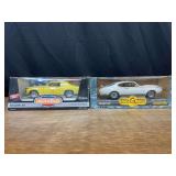 (2) 1/18 Camaro + Hurst Olds NIB Ertl