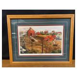Farmall " Autumn Flash" Print by Charles Freitag