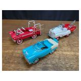 (3) Pedal Car Models Hallmark