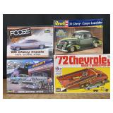 (4) Chevrolet Model Kits
