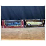 (2) 1/18 Chevrolet Bel Air + Camaro NIB Road Legends