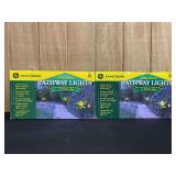 (2) John Deere Pathway Light Sets NIB