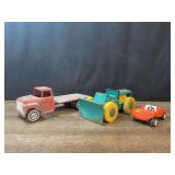(3) Truck, Dozer, Car