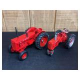 (2) 1/16 Farmall Super C + McCormick WD9 Ertl