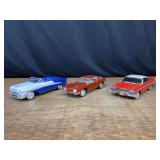 (3) 1/18 Cars