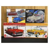 (4) Chevrolet Car Model Kits