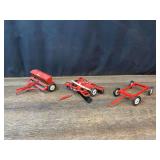 (3) 1/16 Tru-Scale Grain Drill, Disk, Running Gear Carter
