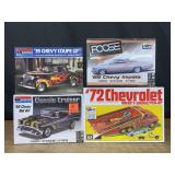 (4) Chevrolet Model Kits