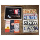 (9) Print, Maps, Token, License Plates