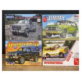 (4) Truck Model Kits