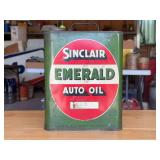 Sinclair Emerald Auto Oil Two-Gallon Metal Can