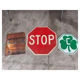 Assorted Metal Signs Lot of 3