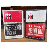 Two International Harvester One Gallon Cans