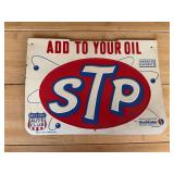 STP Metal Advertising Sign