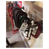 Assorted Metal C-Clamps