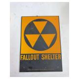 Fallout Shelter Metal Sign DOD FS.NO.2