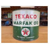 Texaco Marfak 00 Grease Can, 5 Lbs