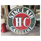 Sinclair H-C Gasoline Porcelain Enamel Sign