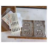 Gas Pump Face Plates and Decals