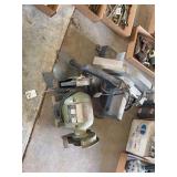Skilsaw Model 3810 Miter Box Saw and Sterling-Packard Bench Grinder