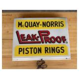 Double-Sided Illuminated McQuay-Norris and Hein-Werner Dealer Sign