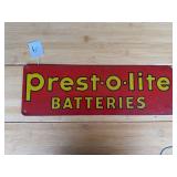 Prest-O-Lite Batteries Metal Sign
